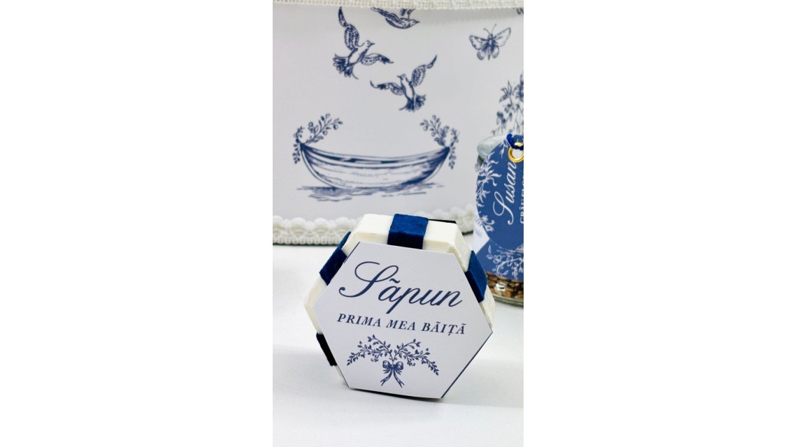 Set Prima Băiță cu nasii dupa botez Swan Lake Ritual Blând al apei pentru Băieți 5